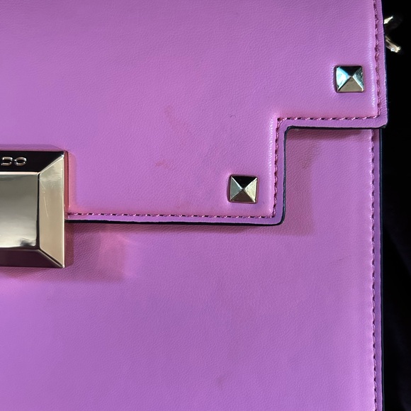 Aldo Pink Satchel with Braided Handle - Picture 9 of 9